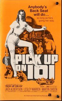 6p777 PICK UP ON 101 pressbook '72 sexy Lesley Ann Warren knows where she wants to go!