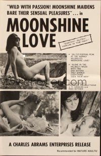 6p837 SOD SISTERS pressbook R70 sexy hillbillies shared everything, even their men, Moonshine Love