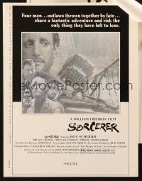 6p845 SORCERER pressbook '77 William Friedkin, from Georges Arnaud's Wages of Fear!