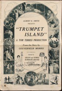 6p887 TRUMPET ISLAND pressbook '20 pretty Marguerite De La Motte, A Vitagraph-Super-Feature!