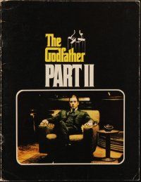 6p173 GODFATHER PART II souvenir program book'74 Al Pacino in Francis Ford Coppola classic crime