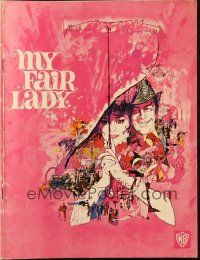 6p212 MY FAIR LADY souvenir program book '64 Audrey Hepburn, Rex Harrison, Best Picture winner!