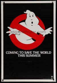 6r014 GHOSTBUSTERS teaser Aust 1sh '84 Bill Murray, Aykroyd, Ramis, Coming to Save The World!