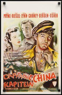 6r534 CAPTAIN CHINA Belgian R60s John Payne, Gail Russell, it takes a man to master a woman!