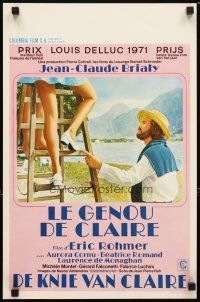 6r539 CLAIRE'S KNEE Belgian '71 Eric Rohmer's Le Genou de Claire, Jean-Claude Brialy, sexy legs!