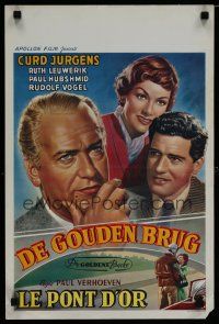 6r556 GOLDEN BRIDGE Belgian '56 Die goldene Brucke, Curd Jurgens, Ruth Leuwerik!