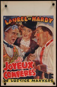 6r605 THEM THAR HILLS Belgian R50s great art of wacky Laurel & Hardy + Mae Busch!