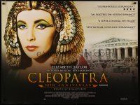 6r137 CLEOPATRA British quad R13 Richard Burton, Rex Harrison, sexy Elizabeth Taylor c/u!