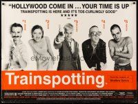 6r194 TRAINSPOTTING DS British quad '96 heroin addict Ewan McGregor, directed by Danny Boyle