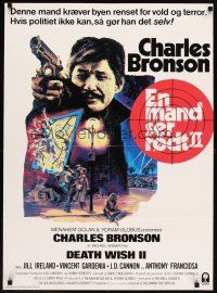 6r768 DEATH WISH II Danish '82 Charles Bronson is loose again and wants the filth off the streets!