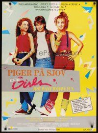 6r781 GIRLS JUST WANT TO HAVE FUN Danish '85 artwork of Sarah Jessica Parker, Shannen Doherty!