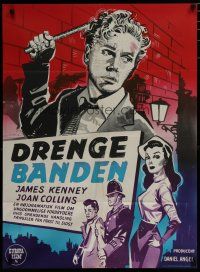 6r827 SLASHER Danish '53 James Kenny & extremely young Joan Collins!