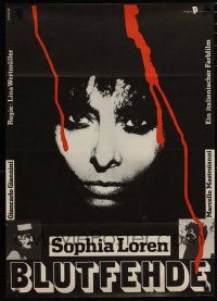 6r002 BLOOD FEUD East German 23x32 '81 Sophia Loren, Marcello Mastroianni, Lina Wertmuller