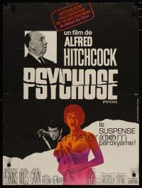 6r213 PSYCHO French 23x32 R69 sexy half-dressed Janet Leigh, Anthony Perkins, Alfred Hitchcock