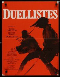6r238 DUELLISTS French 15x21 '77 Ridley Scott, Keith Carradine, Harvey Keitel, cool fencing image!