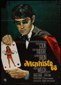 6r048 BEDAZZLED German '68 different art of Peter Cook & sexy Raquel Welch, Mephisto '68!