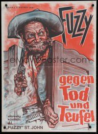 6r060 RETURN OF THE LASH German '59 Lash La Rue, artwork of wacky sidekick Fuzzy St. John!