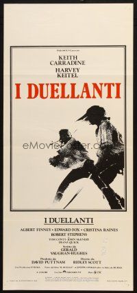 6r350 DUELLISTS Italian locandina '77 Ridley Scott, Keith Carradine, Harvey Keitel, fencing image!