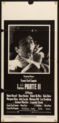 6r355 GODFATHER PART II Italian locandina '75 Al Pacino in Francis Ford Coppola classic sequel!