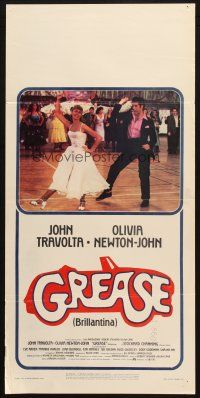 6r357 GREASE Italian locandina '78 John Travolta & Olivia Newton-John classic musical!