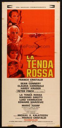 6r388 RED TENT Italian locandina '71 Sean Connery, Claudia Cardinale, Hardy Kruger, Peter Finch