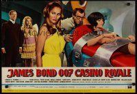 6r296 CASINO ROYALE Italian photobusta '67 Woody Allen, Andress, Bouchet in spy spoof!