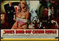 6r294 CASINO ROYALE Italian photobusta '67 sexy Barbara Bouchet in James Bond spoof!