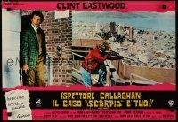 6r300 DIRTY HARRY Italian photobusta '72 Clint Eastwood & Andy Robinson on roof w/sniper rifle!