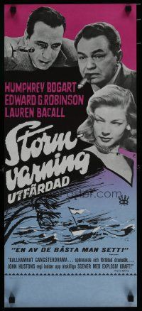 6r045 KEY LARGO Swedish stolpe R69 Bogart, Bacall, Edward G. Robinson, John Huston film noir!