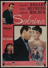 6r710 SABRINA Yugoslavian '62 Audrey Hepburn, Humphrey Bogart, William Holden, Billy Wilder
