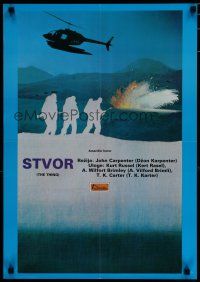 6r732 THING Yugoslavian '82 John Carpenter, cool different image with helicopter!