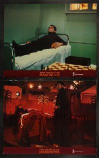 6s892 FROM THE LIFE OF THE MARIONETTES 2 color 11x14 stills '80 Ingmar Bergman, creepy images!