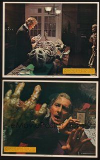 6s869 CREEPING FLESH 2 LCs '72 cool images of Peter Cushing with the creature!