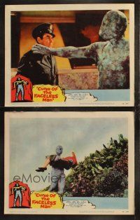 6s870 CURSE OF THE FACELESS MAN 2 LCs '58 volcano man stalks the Earth to claim his woman!