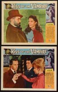 6s919 KISS OF THE VAMPIRE 2 LCs '63 Hammer horror, Clifford Evans, Black, Willman, De Souza, Daniel!