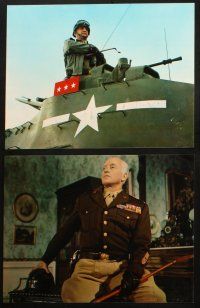 6s004 PATTON 14 color 11x14 stills '70 General George C. Scott, World War II, Franklin J. Schaffner