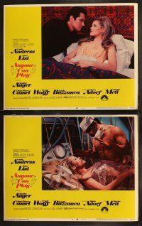 6s058 ANYONE CAN PLAY 8 LCs '68 sexiest Ursula Andress, Virna Lisi, Auger & Marisa Mell!