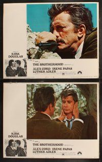 6s089 BROTHERHOOD 8 LCs '68 many images of mob boss Kirk Douglas, directed by Martin Ritt!