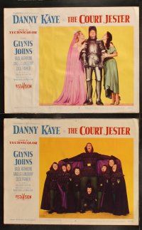 6s516 COURT JESTER 7 LCs '55 great image of knight Danny Kaye in wackiest joust!
