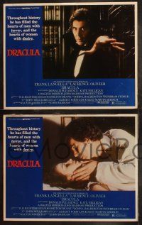 6s687 DRACULA 4 LCs '79 Laurence Olivier, Bram Stoker, cool vampire Frank Langella in title role!