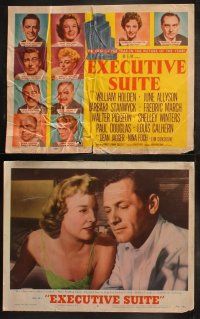 6s148 EXECUTIVE SUITE 8 LCs '54 William Holden, Barbara Stanwyck, Fredric March, Allyson!