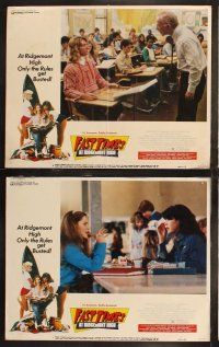 6s155 FAST TIMES AT RIDGEMONT HIGH 8 LCs '82 Sean Penn as Spicoli, sexy Phoebe Cates, classic!