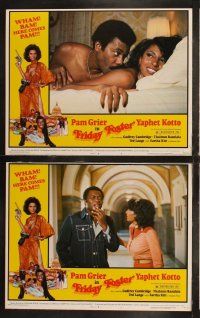 6s171 FRIDAY FOSTER 8 LCs '76 sexiest Pam Grier, Yaphet Kotto, Carl Weathers!