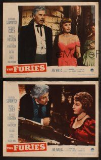 6s775 FURIES 3 LCs '50 Barbara Stanwyck, Walter Huston, Anthony Mann directed!
