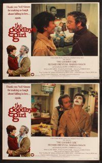 6s183 GOODBYE GIRL 8 LCs '77 great images of Richard Dreyfuss & Marsha Mason, written by Neil Simon