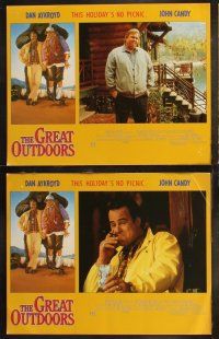 6s189 GREAT OUTDOORS 8 LCs '88 Dan Aykroyd, John Candy, Annette Bening, family vacation comedy!