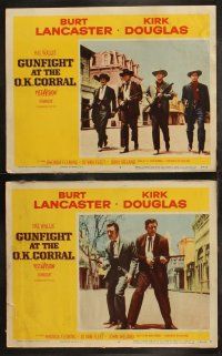 6s192 GUNFIGHT AT THE O.K. CORRAL 8 LCs '57 Burt Lancaster, Kirk Douglas, directed by John Sturges!