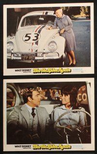 6s580 HERBIE RIDES AGAIN 6 LCs '74 Disney, Volkswagen Beetle, everyone's trying to get the Love Bug