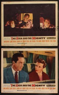 6s785 HIGH & THE MIGHTY 3 LCs '54 John Wayne, Claire Trevor, directed by William Wellman!