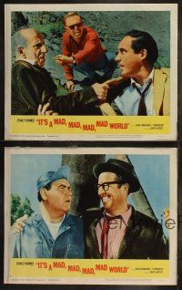 6s700 IT'S A MAD, MAD, MAD, MAD WORLD 4 LCs '64 Milton Berle, Terry-Thomas, Winters, top cast!